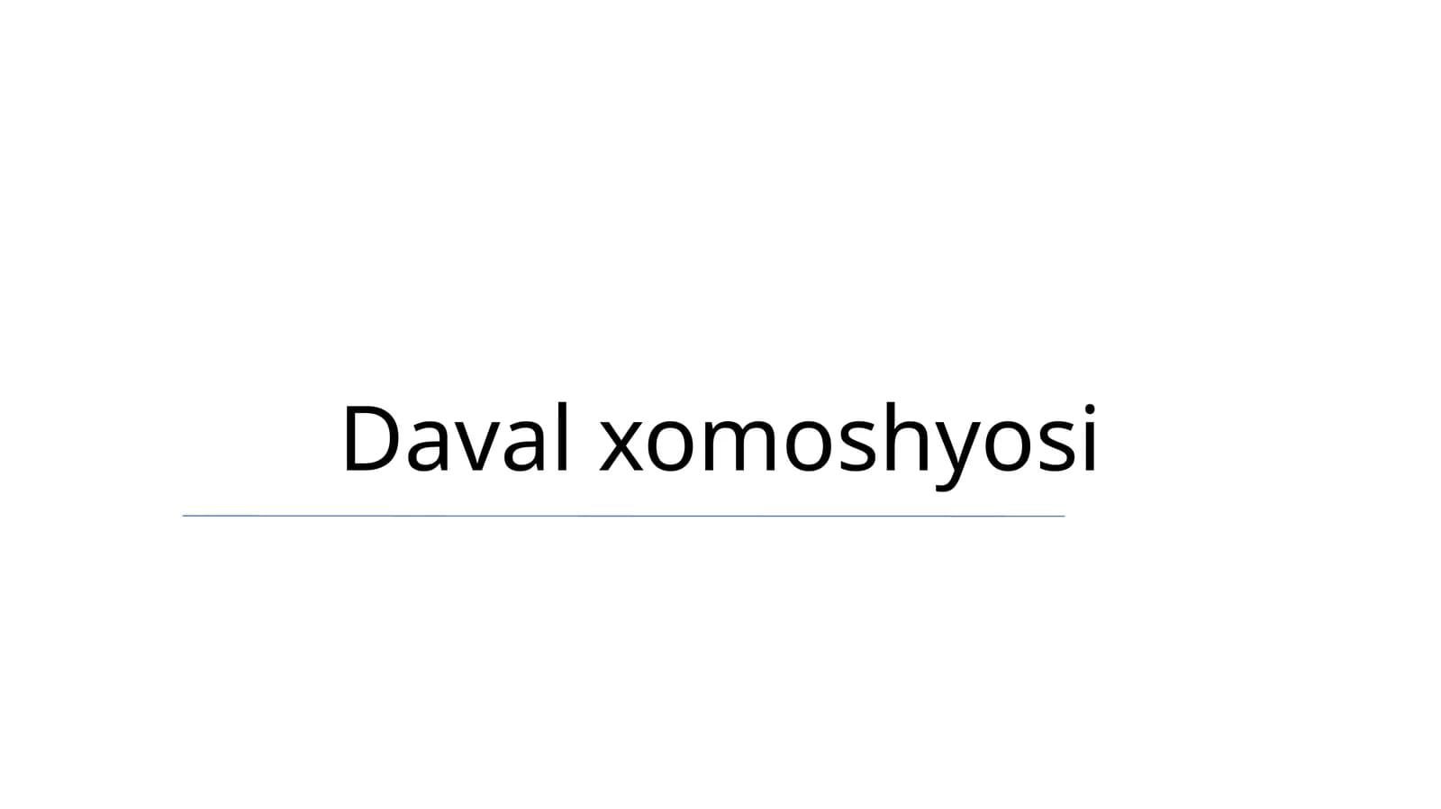Daval xomoshyosi