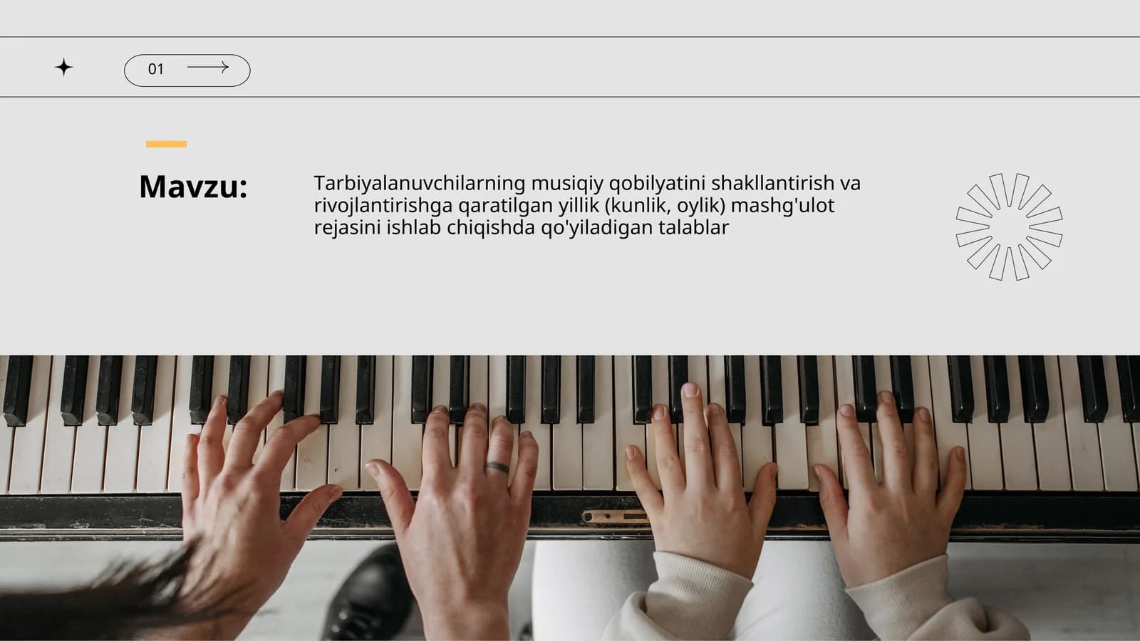 Tarbiyalanuvchilarning musiqiy qobilyatini shakllantirish