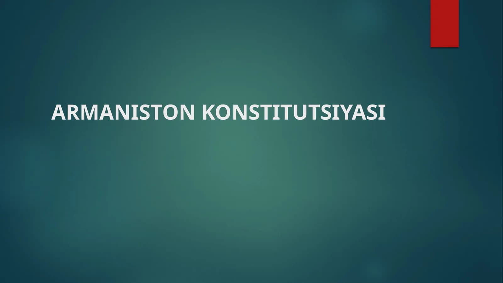 ARMANISTON KONSTITUTSIYASI
