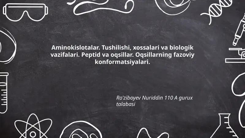 Aminokislotalar