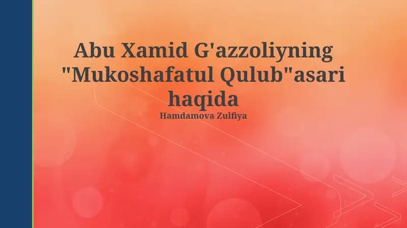 Mukoshafatul Qulub