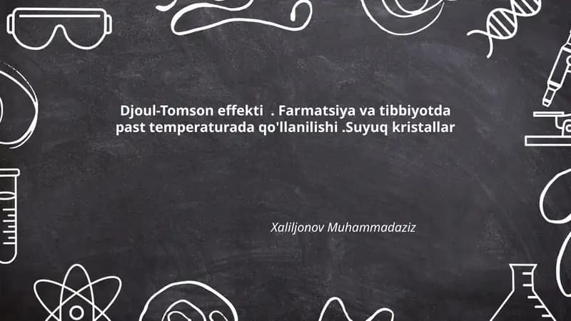 Djoul-Tomson effekti