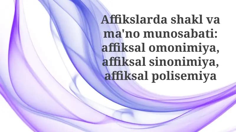 Tilga Bog'liq Qo'shimcha Gomoniya Misollari