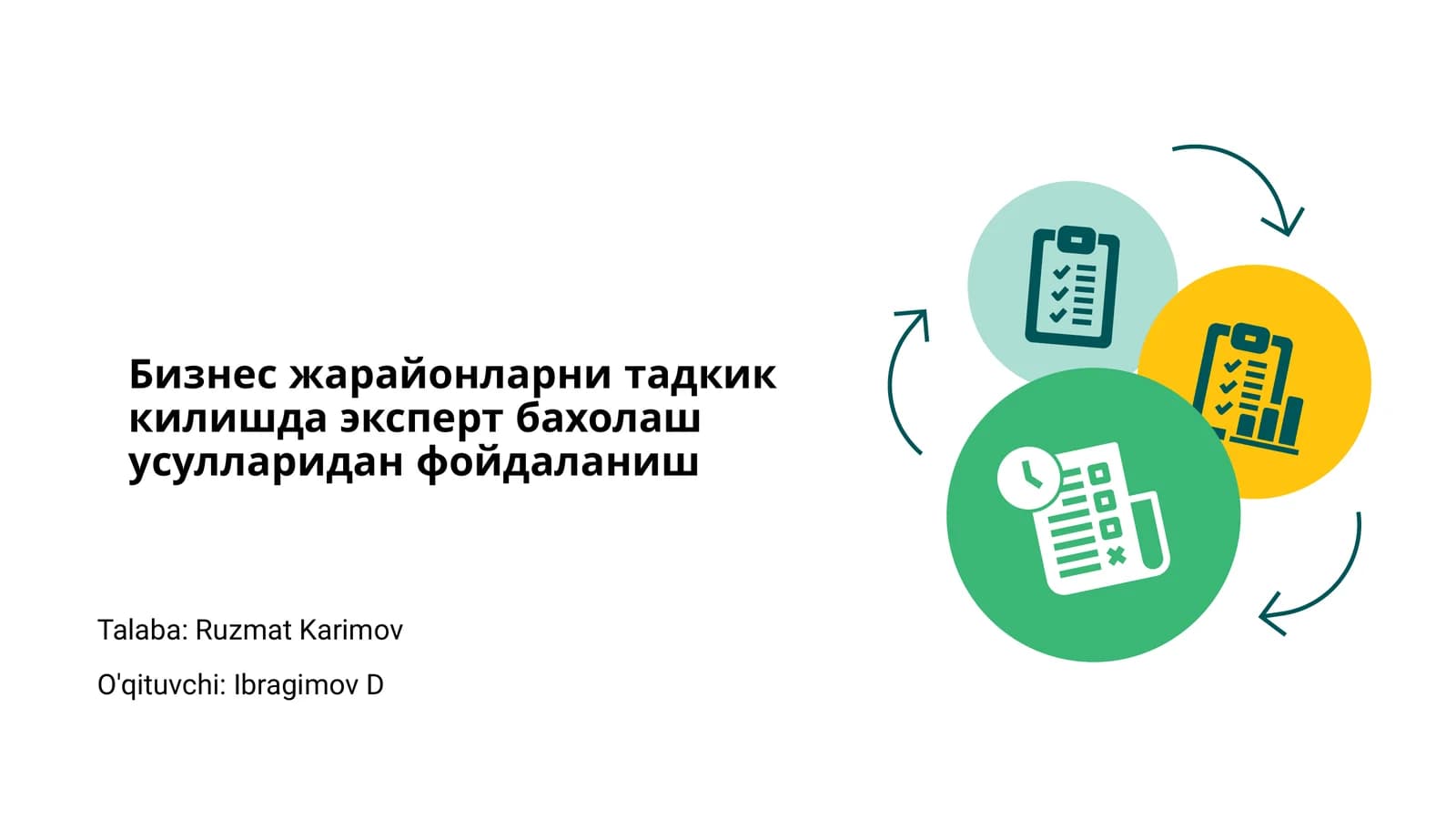 Эксперт бахолаш усуллари