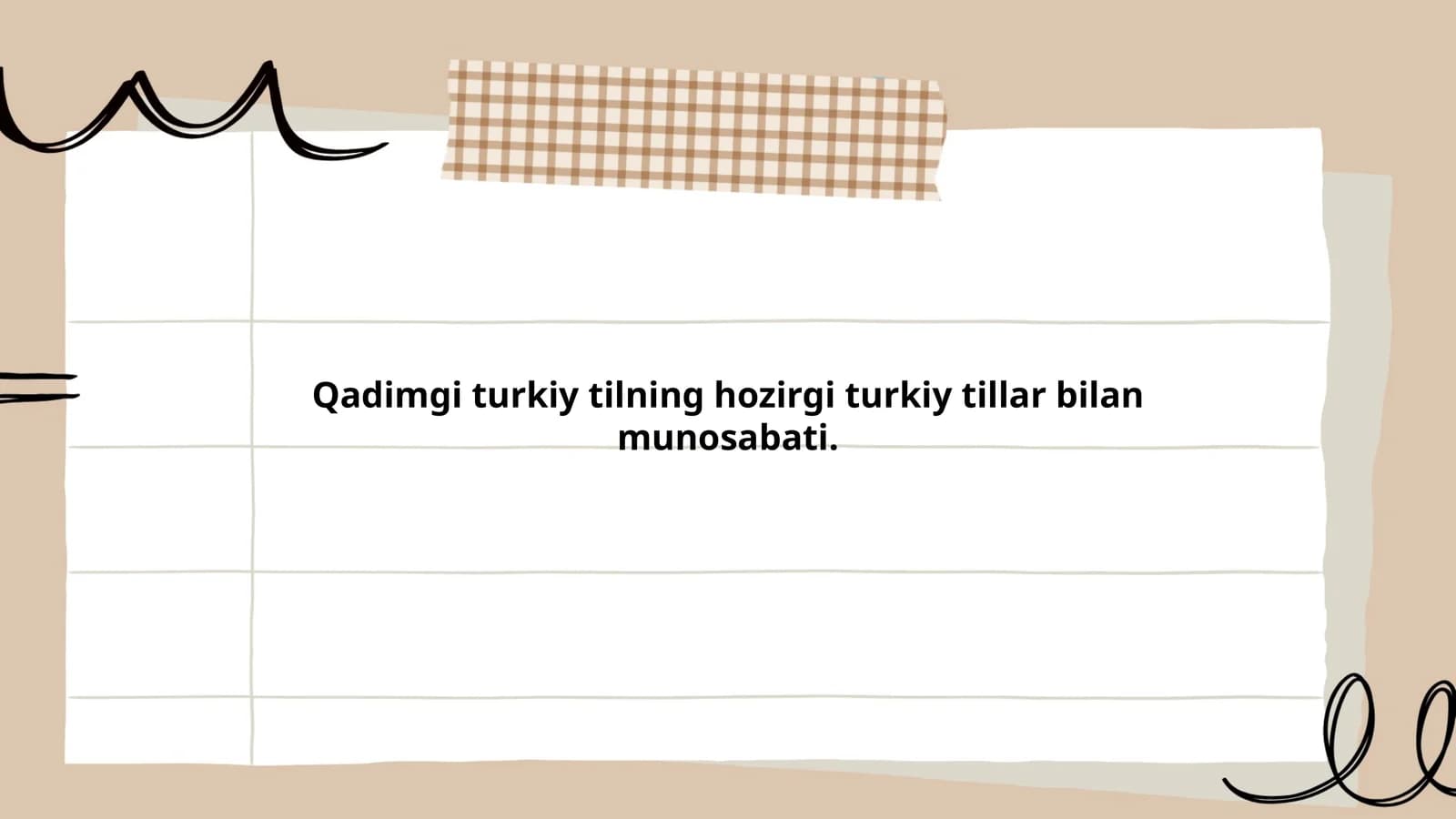 Qadimgi turkiy til va hozirgi turkiy tillarda fonetik o'zgarishlar