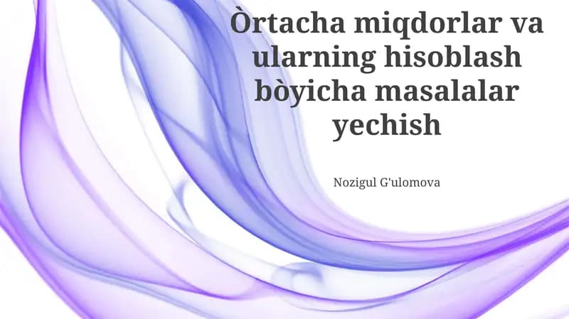 O'rta geometrik n ta musbat sonning n-darajali ildizi