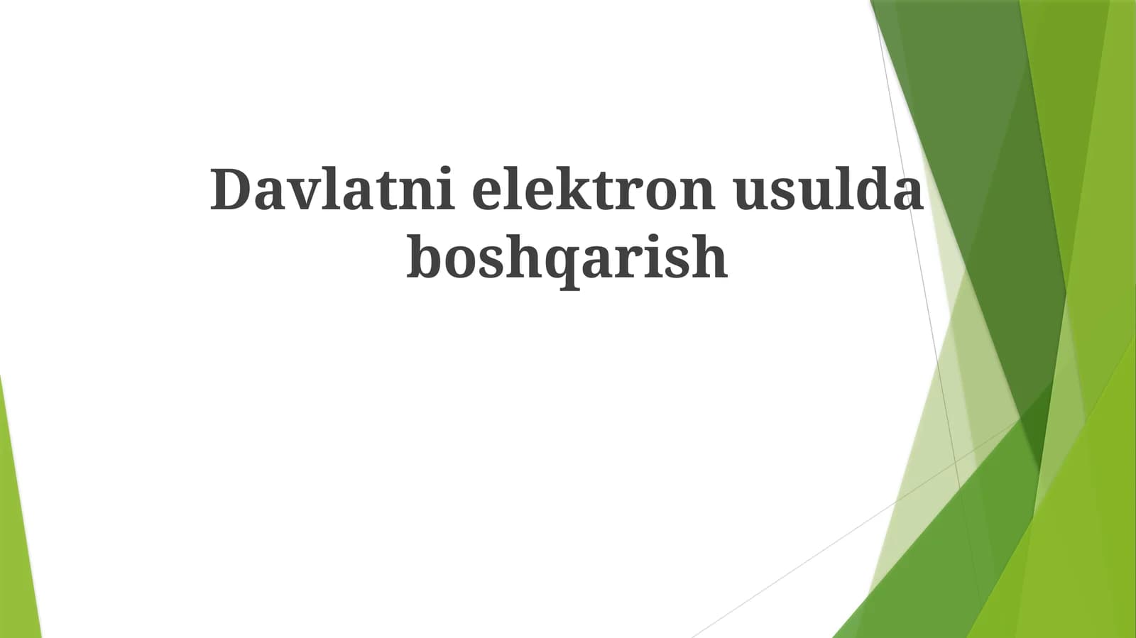 Davlatnielektronusuldaboshqarish