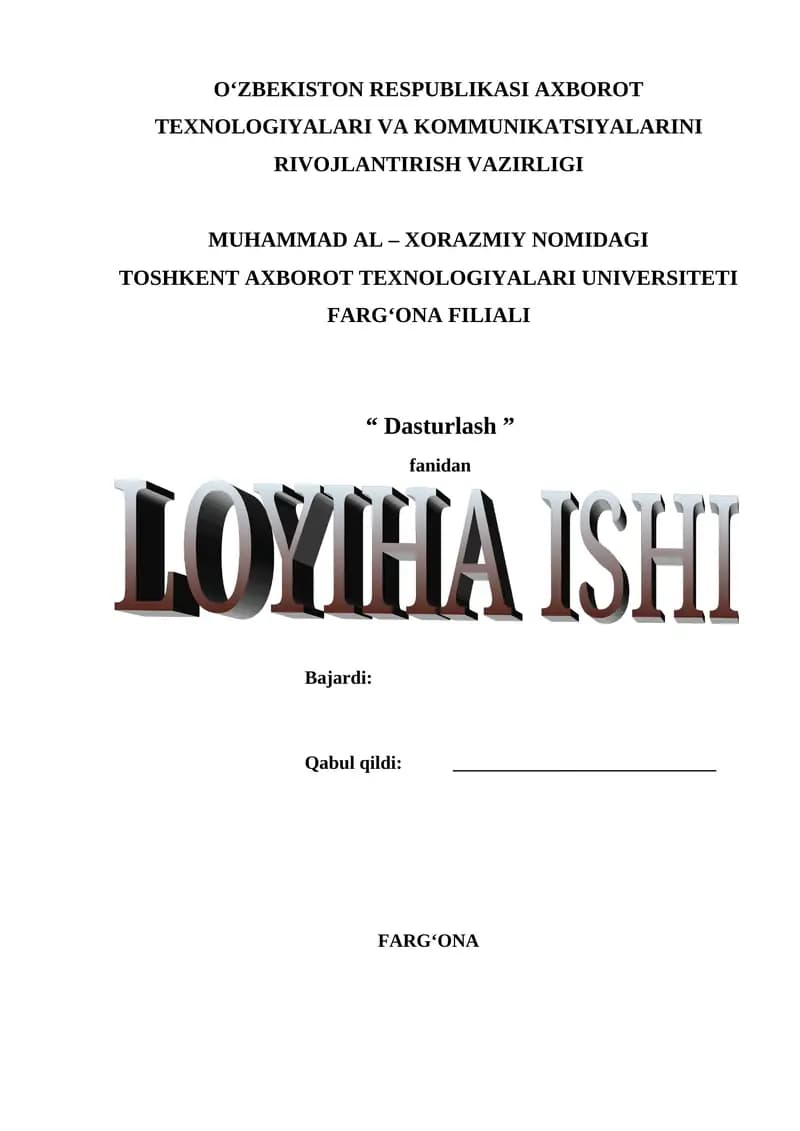 ICHMA-ICH JOYLASHGAN REKURSIV JARAYONLARI