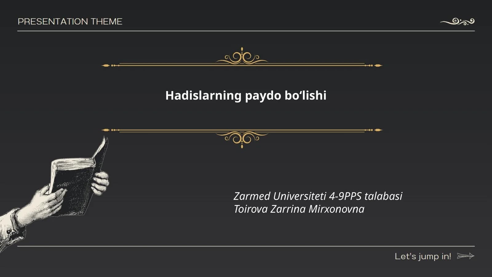 Hadislarning paydo boʻlishi