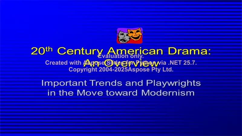 American Drama