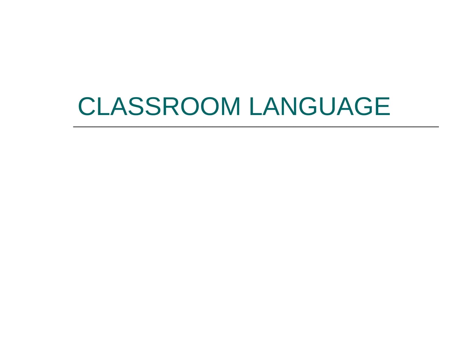 Kelas tilidan qo'llanma