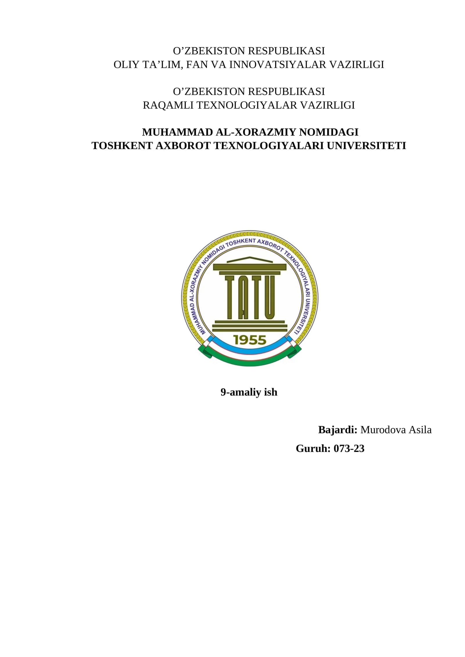 9-amaliy ish Windows Server 2008 da Ipsec protokolini sozlash