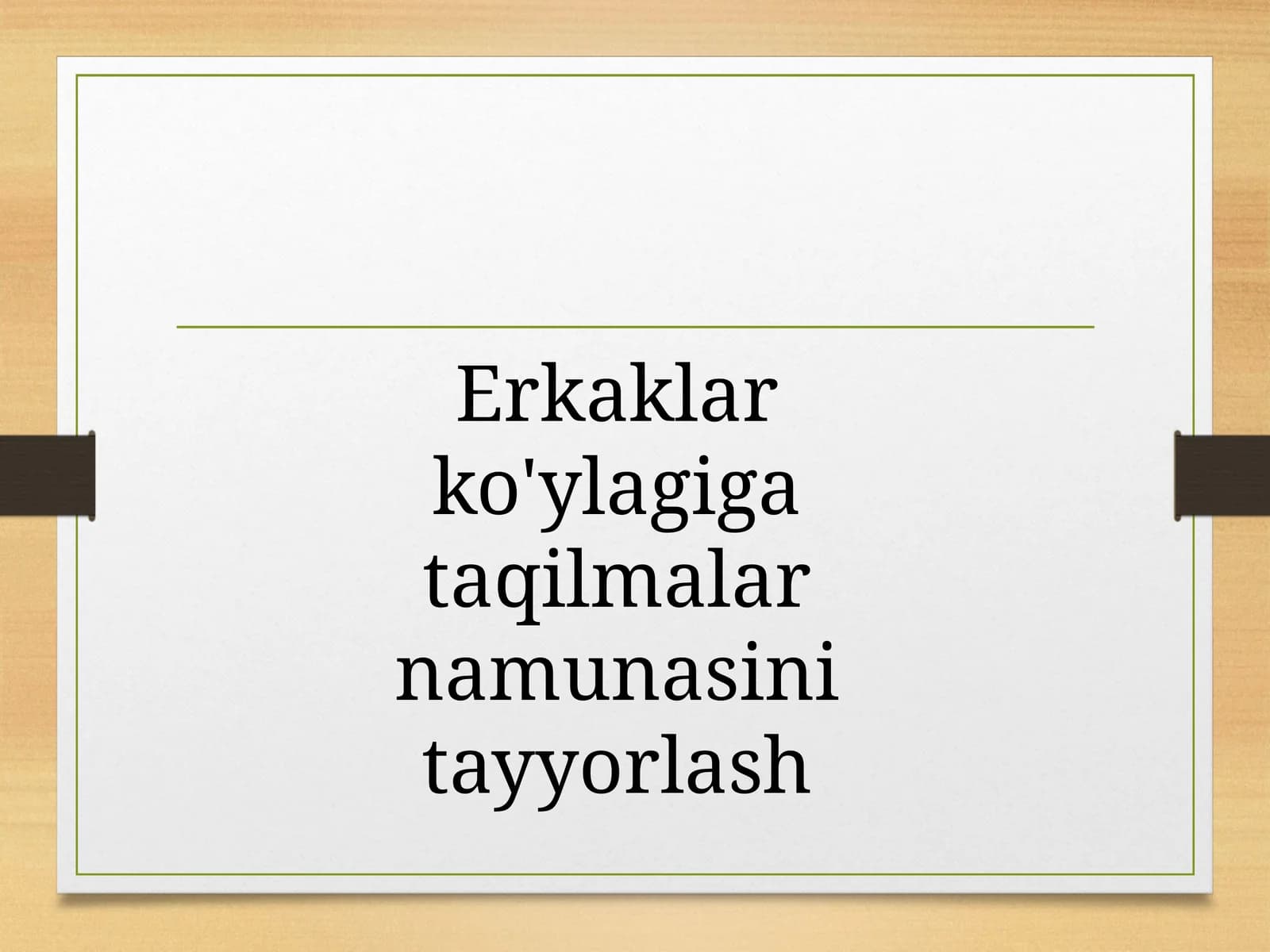 Ochiq taqilma