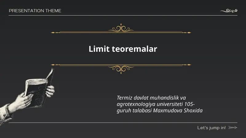 Limit teoremalar