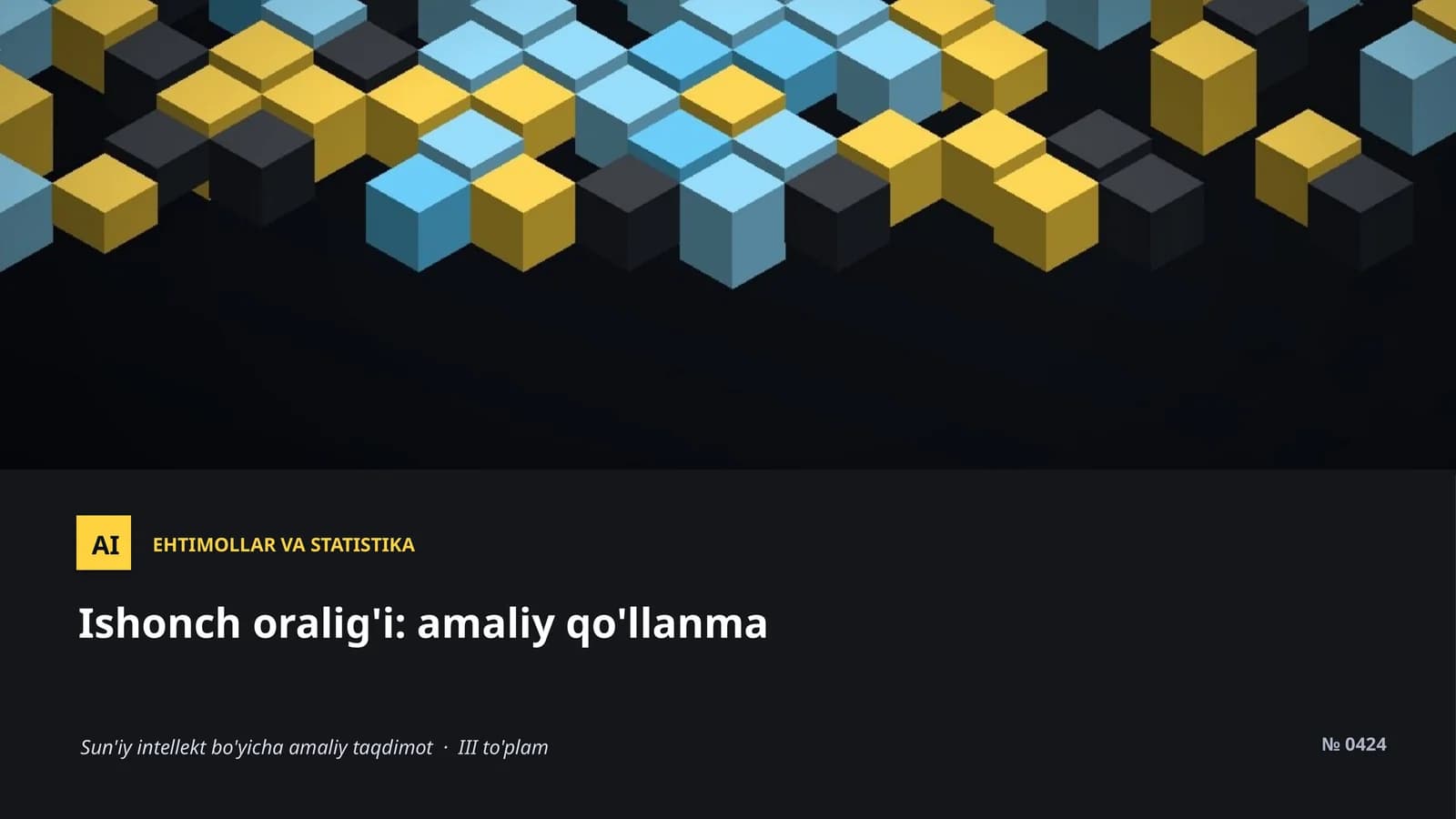 EHTIMOLLAR VA STATISTIKA
