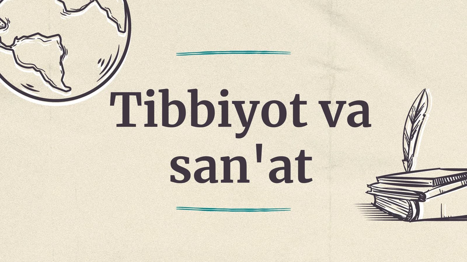 Tibbiyot va san'at