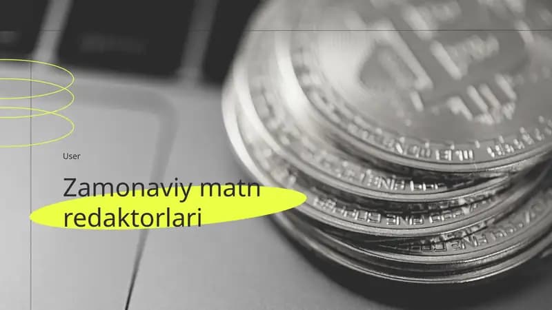Zamonaviy matn redaktorlari