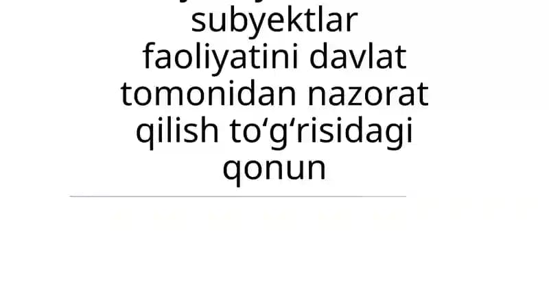 Davlat nazorati