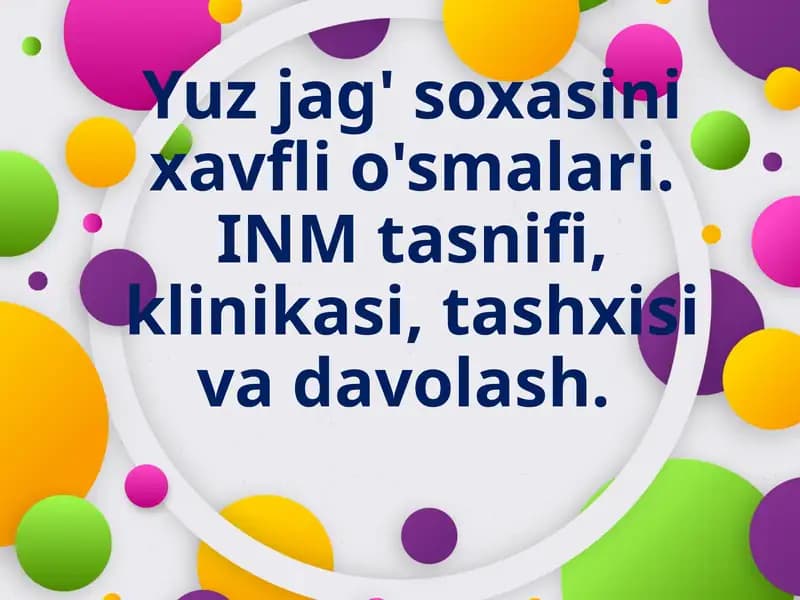 Yuzjag'soxasinixavflio'smalari