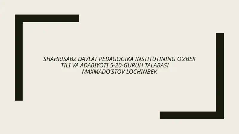 Yozma nutq ko'nikmasini baholash mezonlari