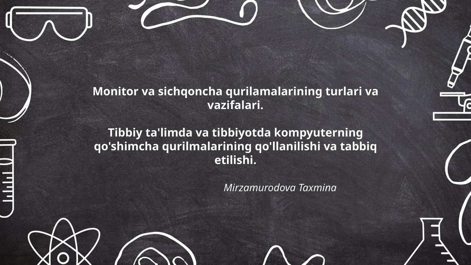 Monitor va sichqoncha qurilamalarining turlari va vazifalari