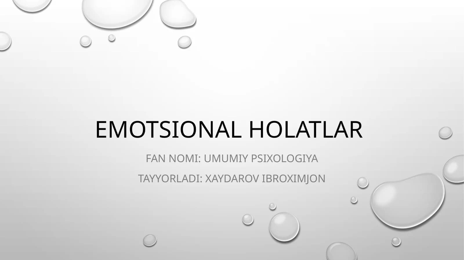 Emotsional holatlar
