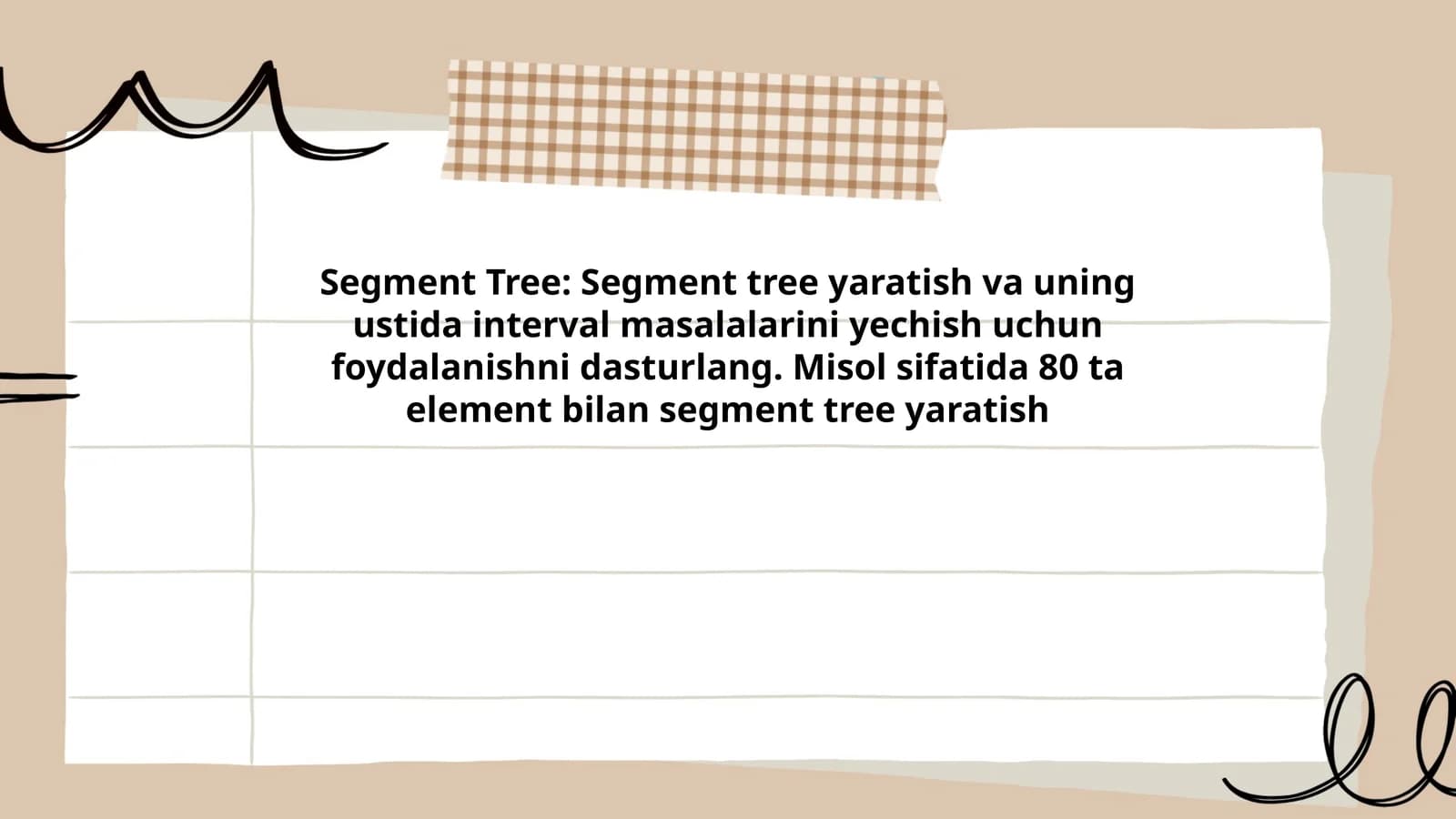 Segment Tree
