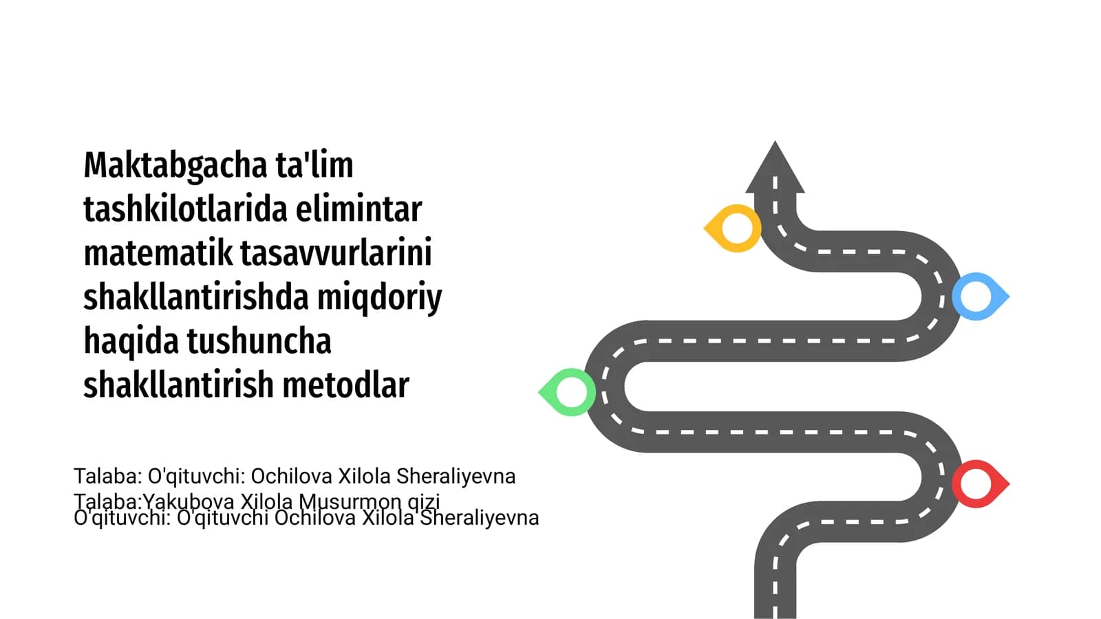 Maktabgacha ta'limda matematika