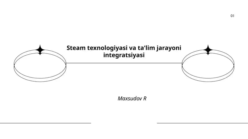 Steam texnologiyasi va ta'lim jarayoni integratsiyasi