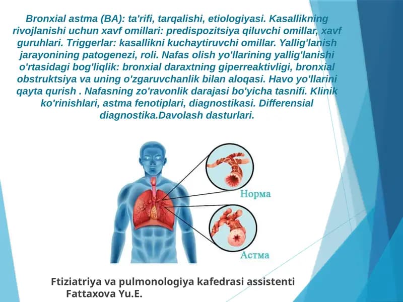 Bronxial astma (BA)