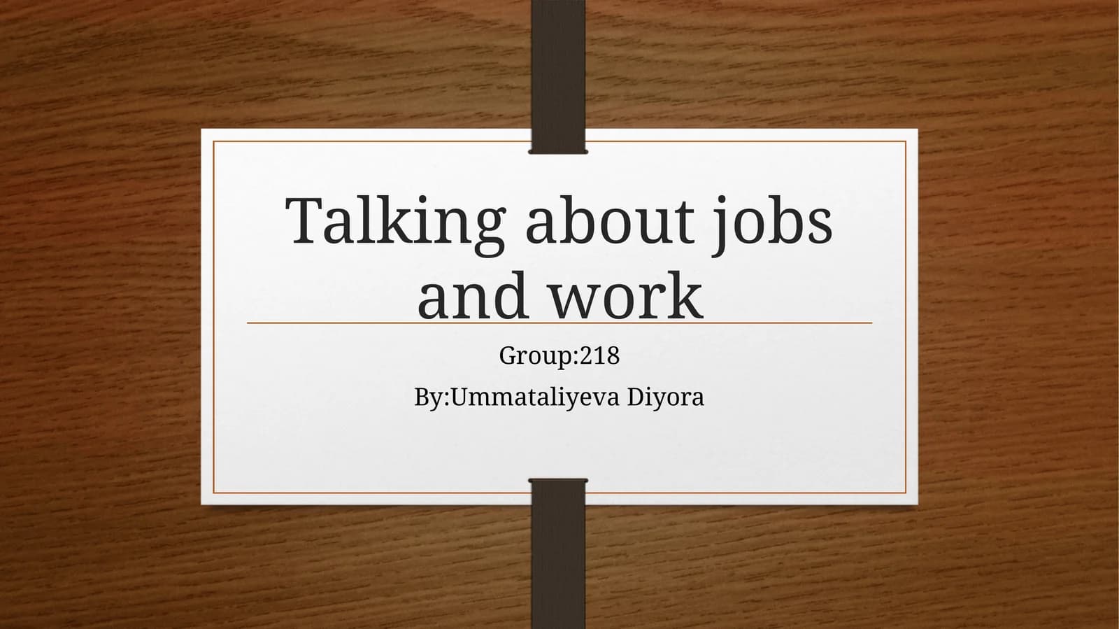 Jobs and Professions