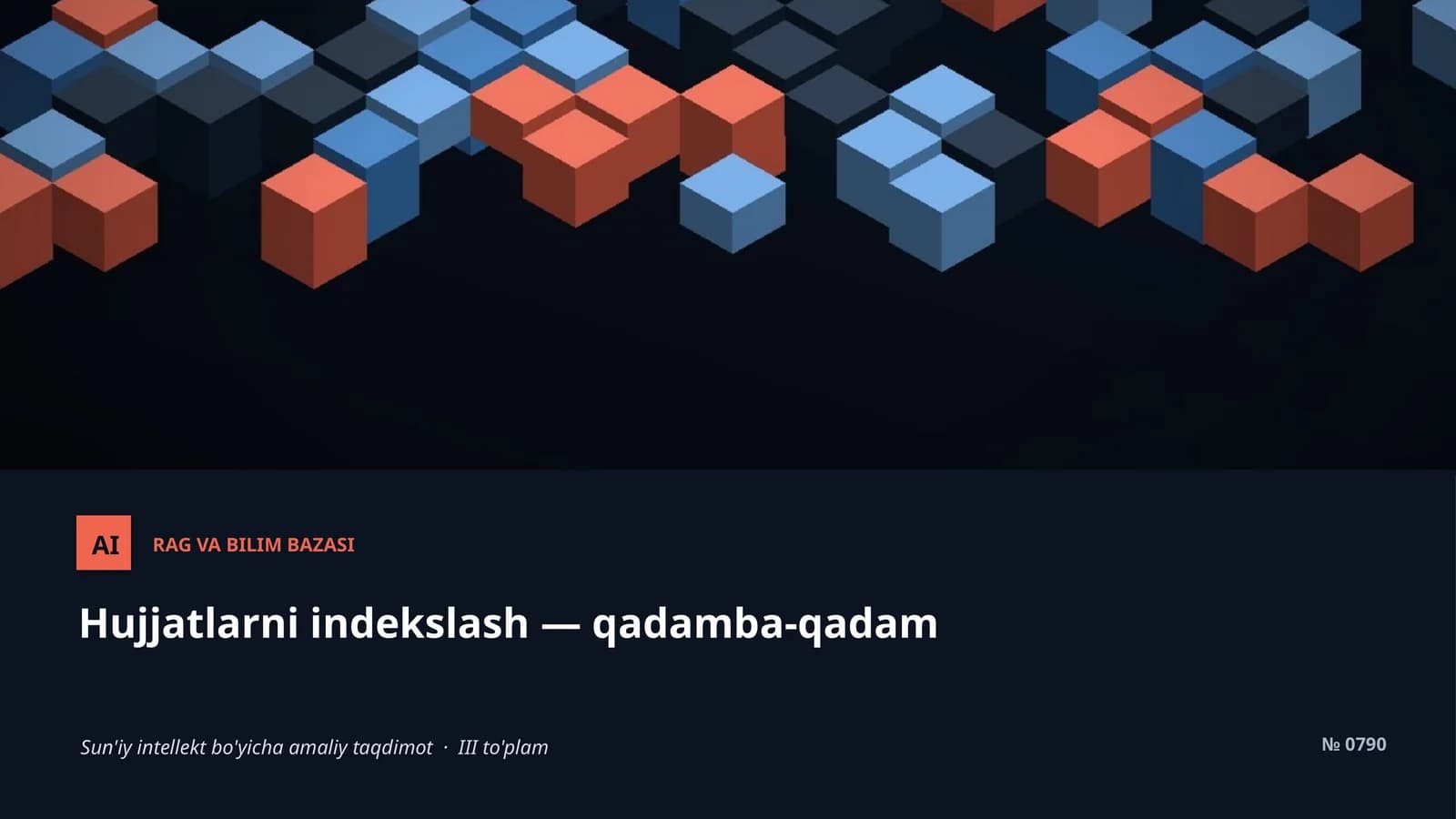 Hujjatlarni indekslash