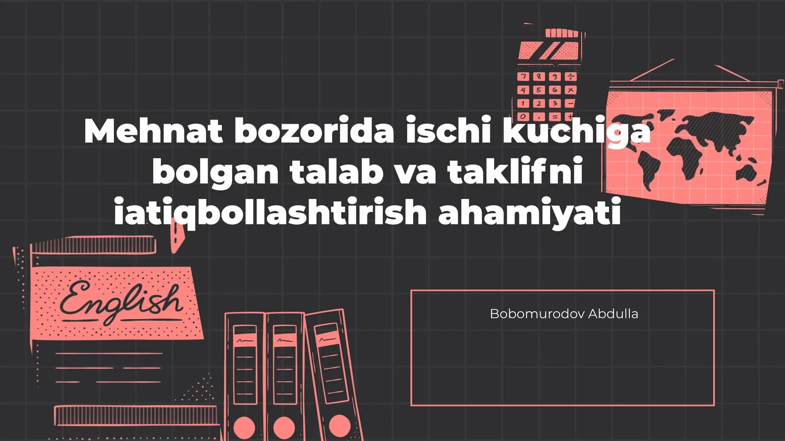 Mehnat bozorida ischi kuchiga bolgan talab va taklifni iatiqbollashtirish ahamiyati