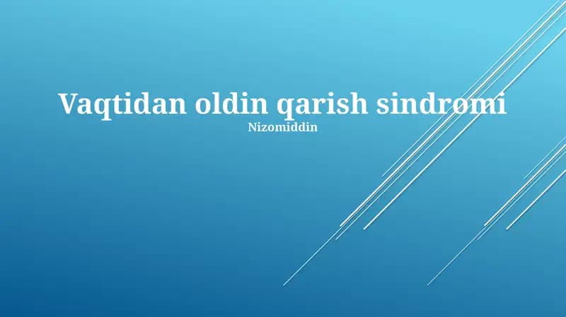 Erta Qarish Sindromi