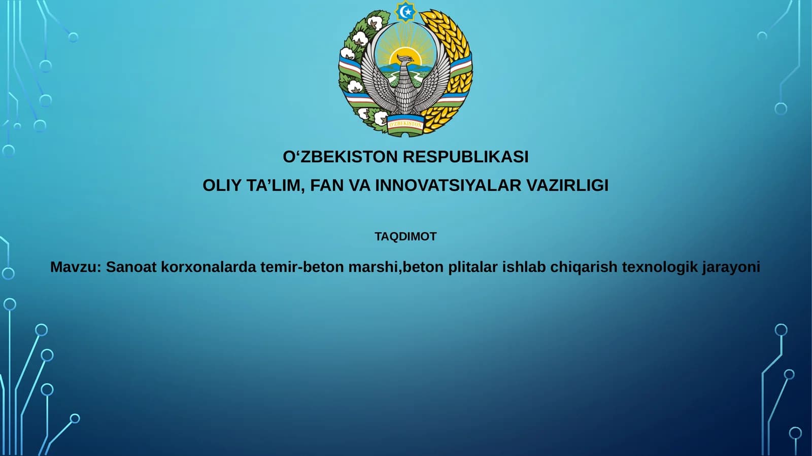 Sanoatkorxonalardatemir-betonmarshi,betonplitalarishlabchiqarishtexnologikjarayoni