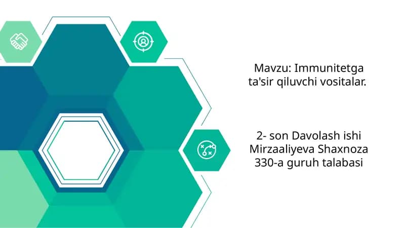 Immunitetga ta'sir qiluvchi vositalar