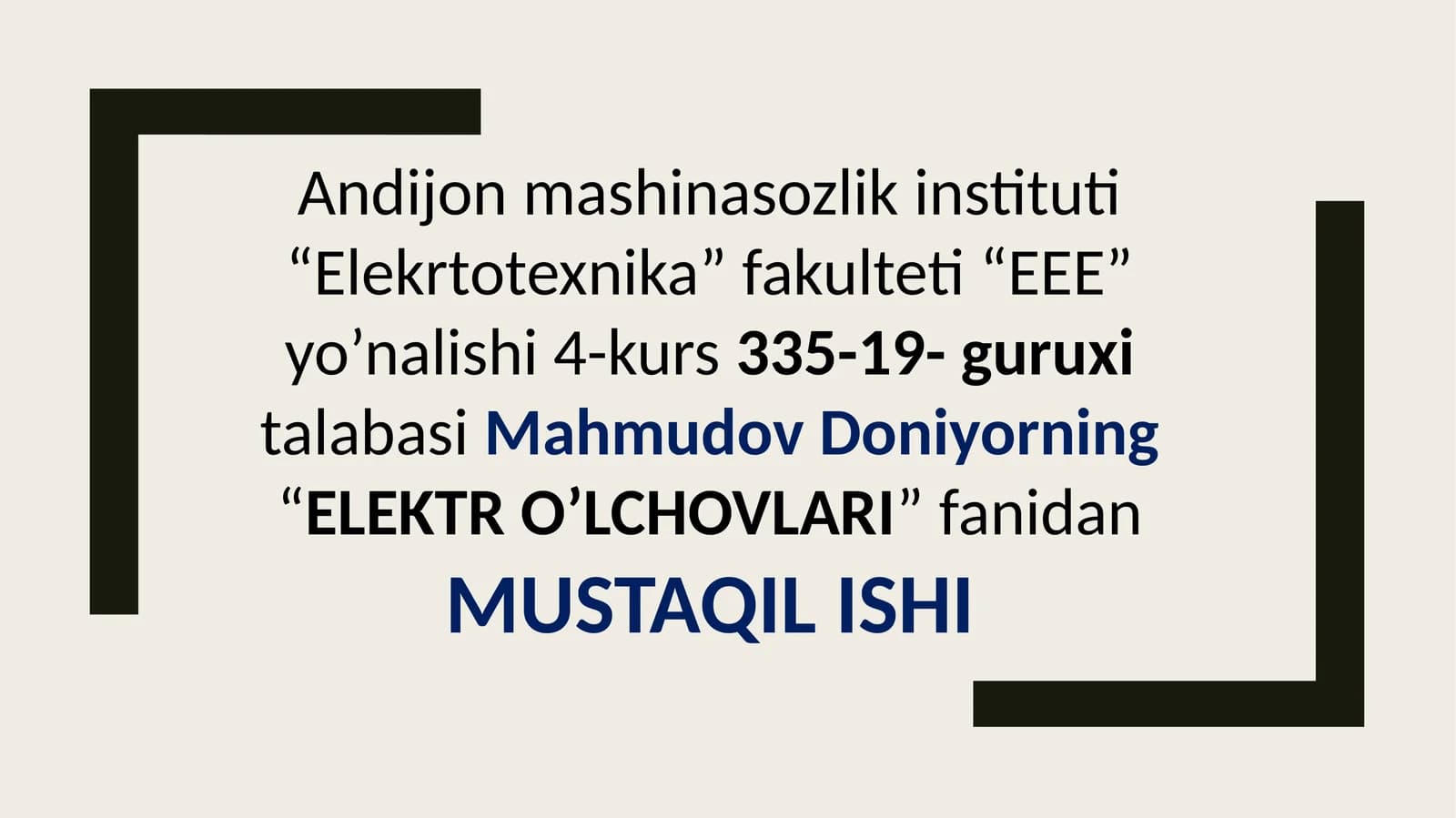 Generatorli o'zgartkichlar