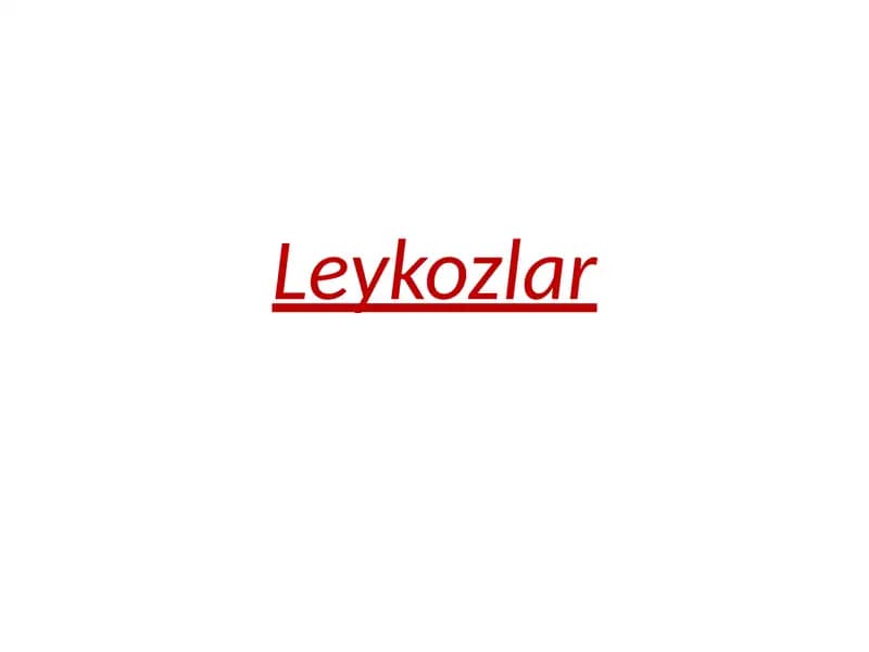 Leykozlar