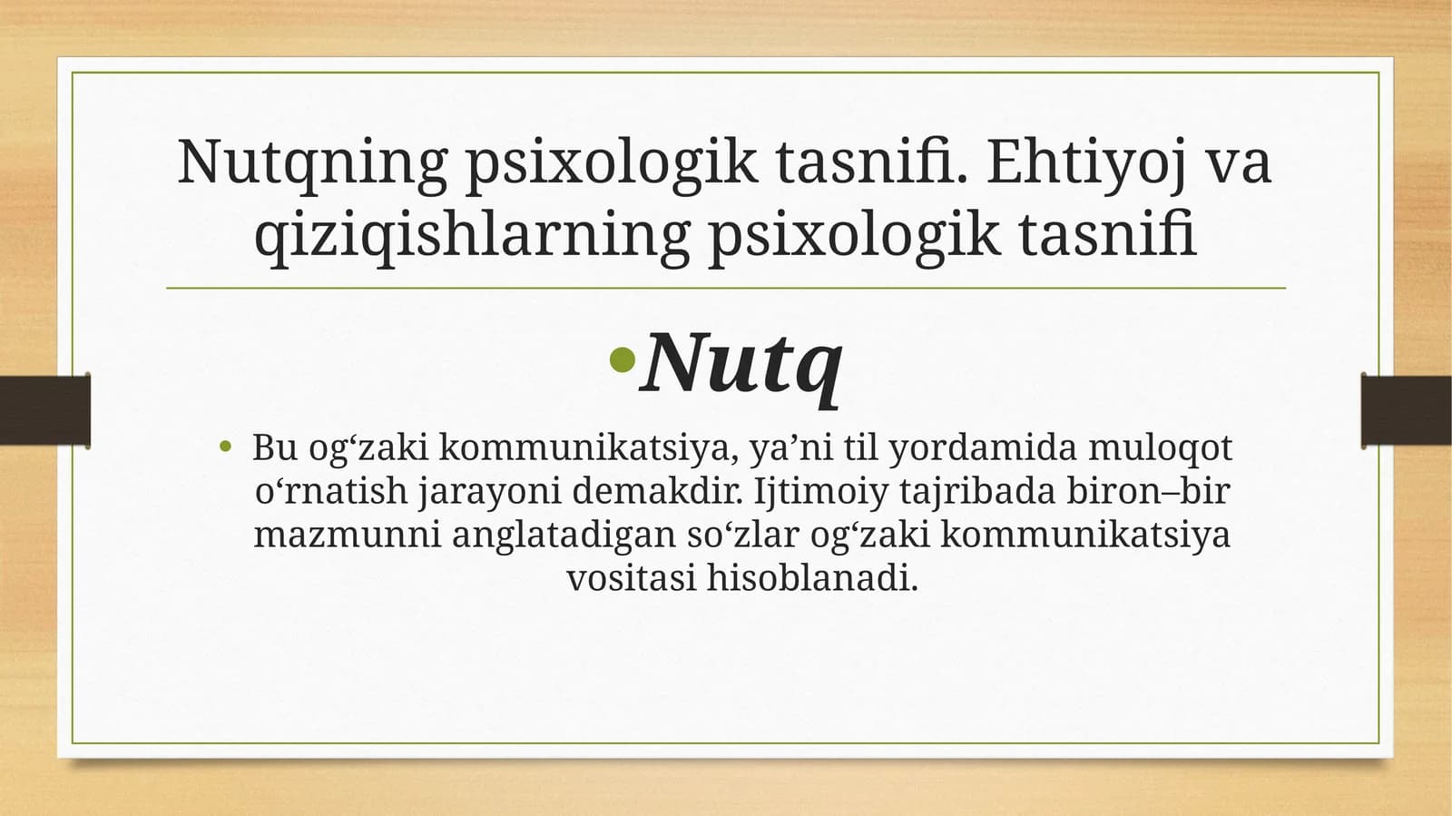 Nutq Turlari