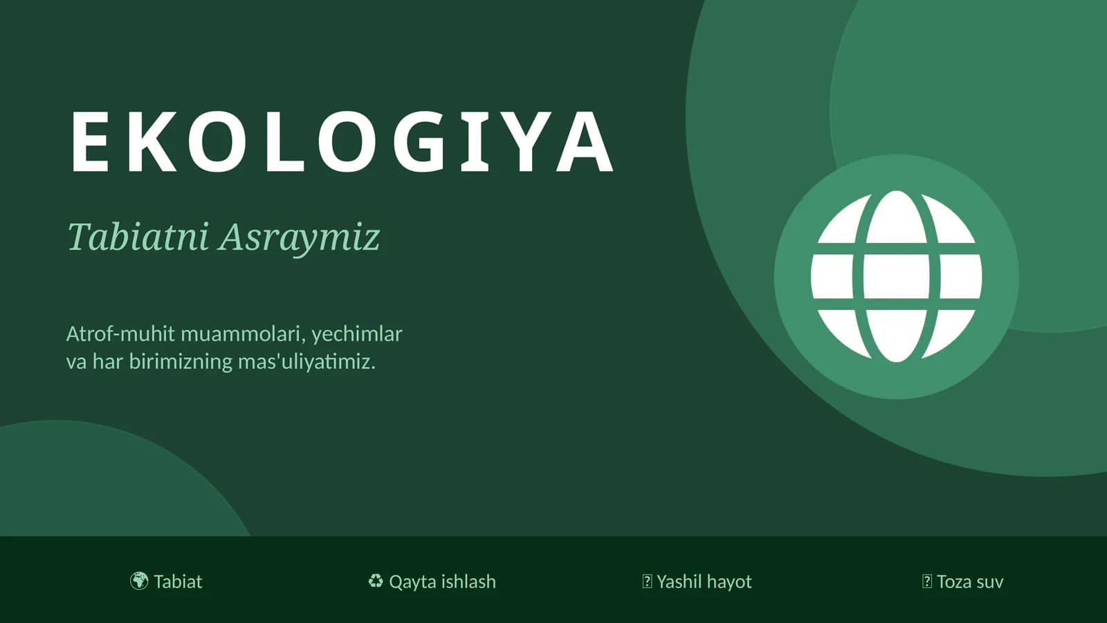 Ekologiya
