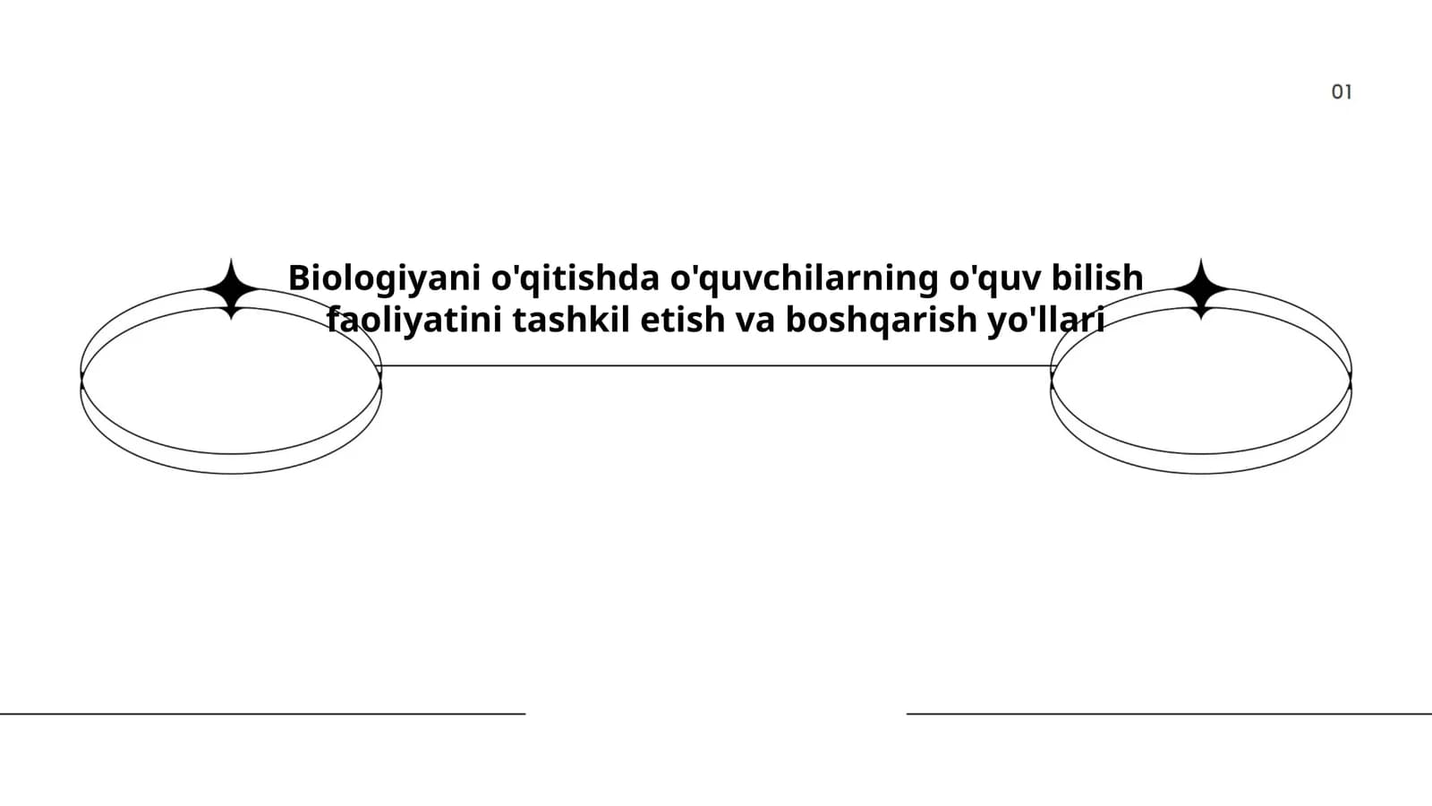 Biologiyani o'qitishda o'quvchilarning o'quv bilish faoliyatini tashkil etish va boshqarish yo'llari