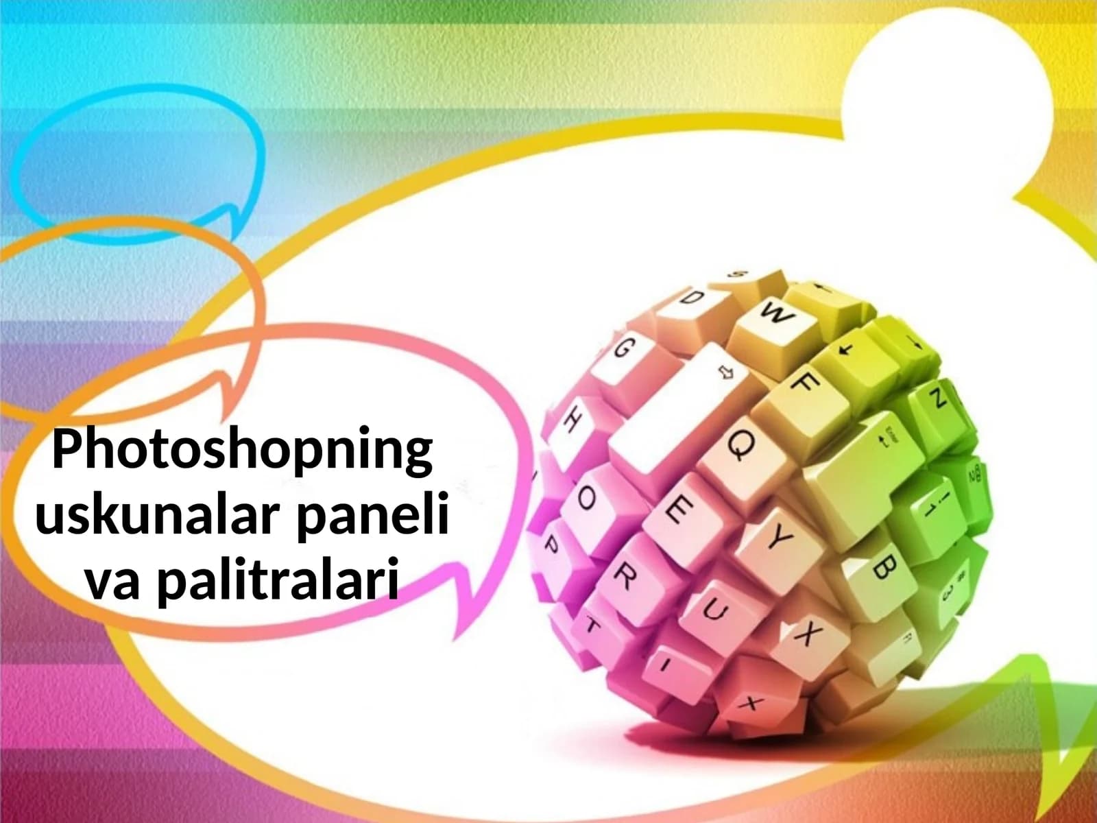 Photoshopning uskunalar paneli va palitralari