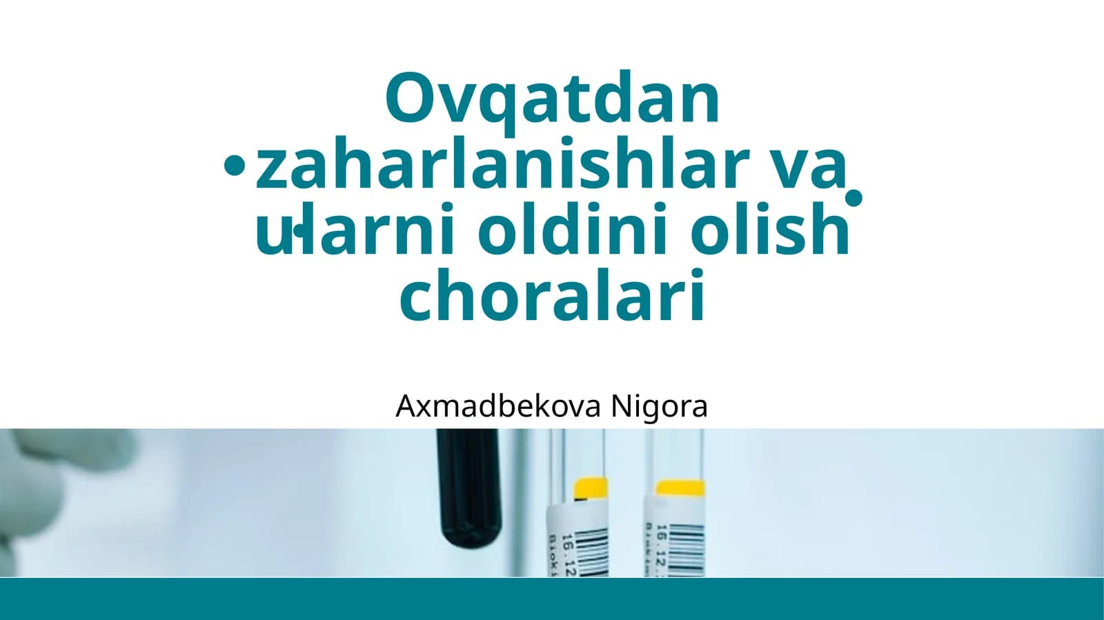 Oziq-ovqat mikrobiologiyasi nazariyasi