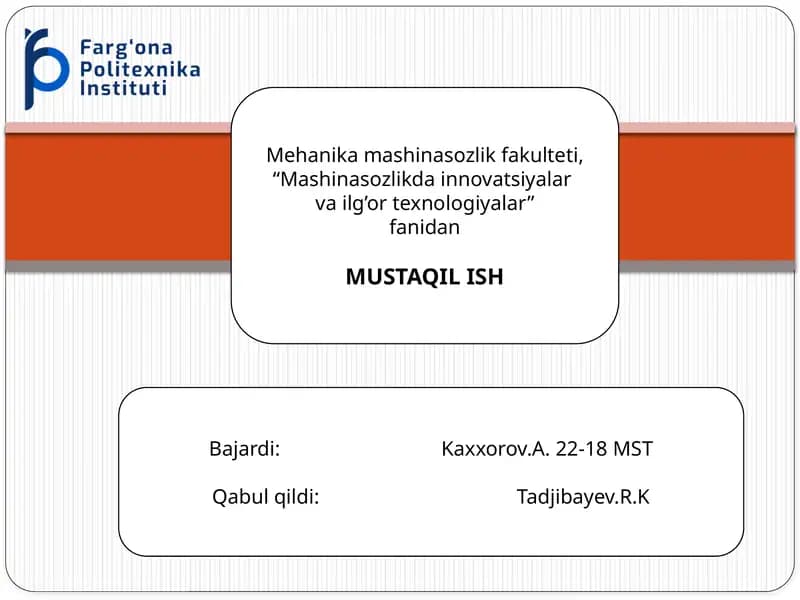 Zamonaviy robototexnika yangiliklari