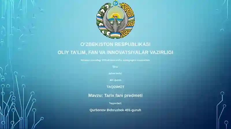 Tarix fani