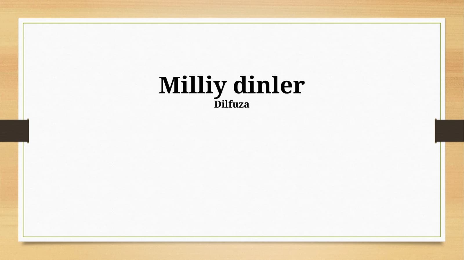 Milliy dinler