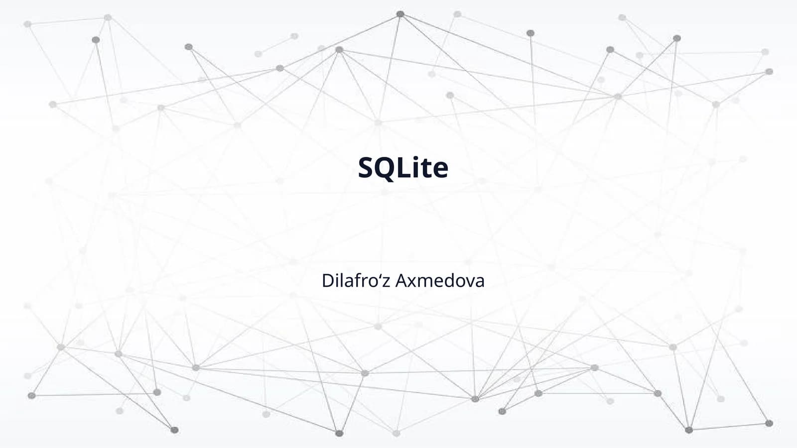 SQLite