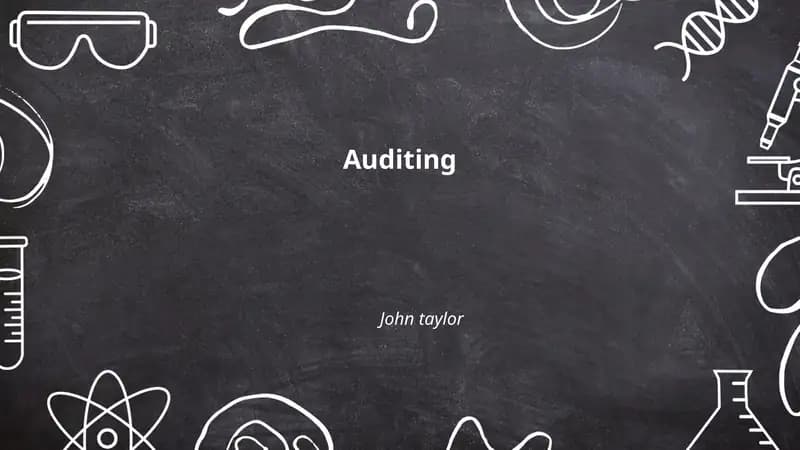 Audit tayyorlash