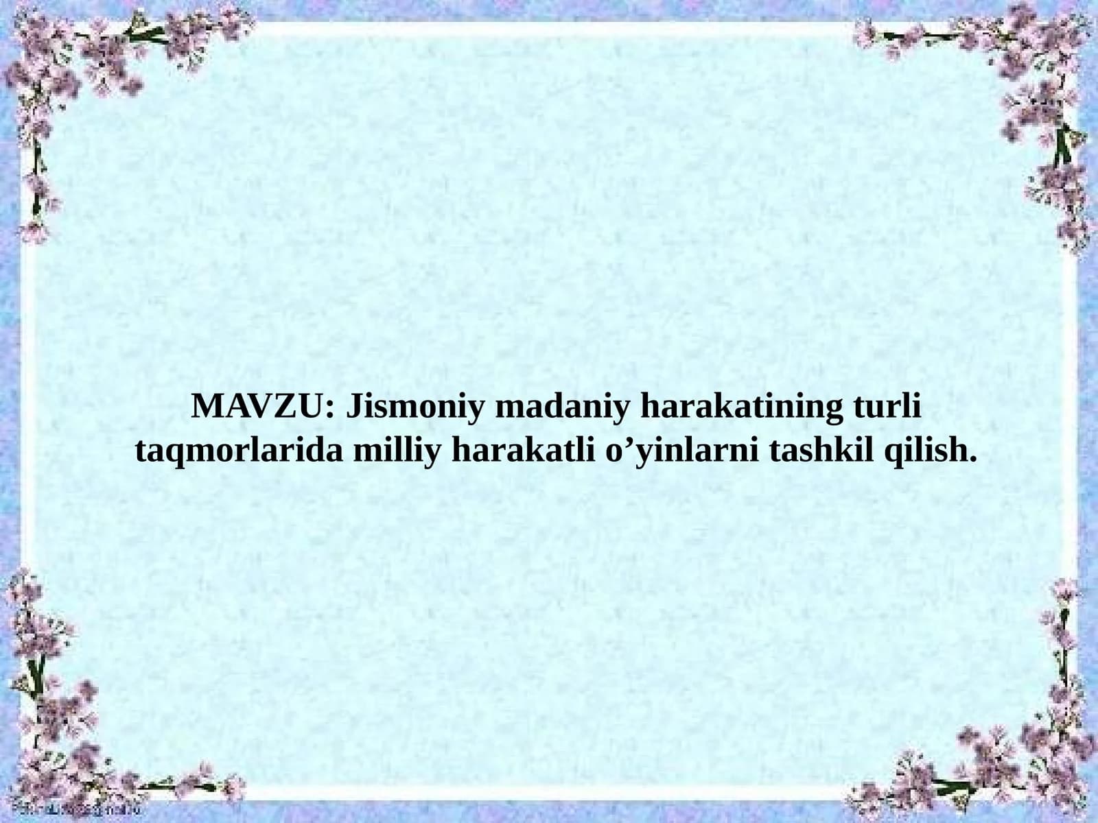 Jismoniymadaniyharakatining turlitaqmorlari