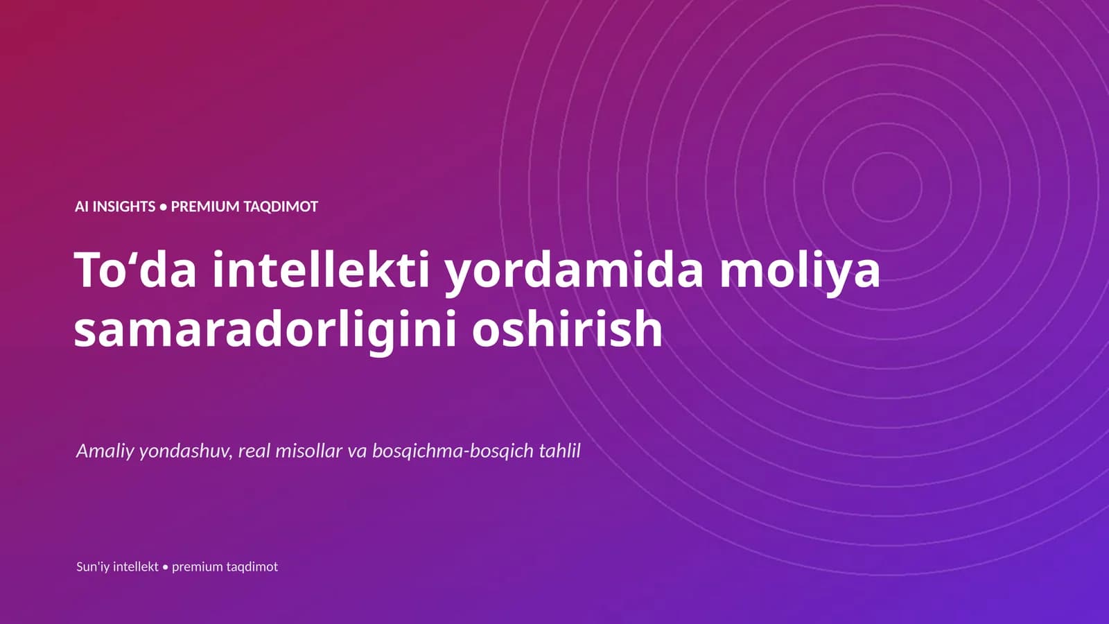 Premium Taqdimot